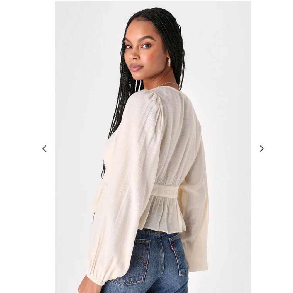 Lulu's Button-Front Top - image 2